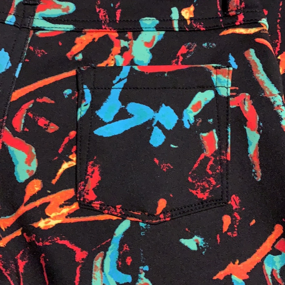 Black Paint Pants 🧡🖤❤️ - Picture 7 of 7
